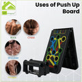 Manogyam Push Up Board – Multi‑Mode Chest & Home Gym Trainer