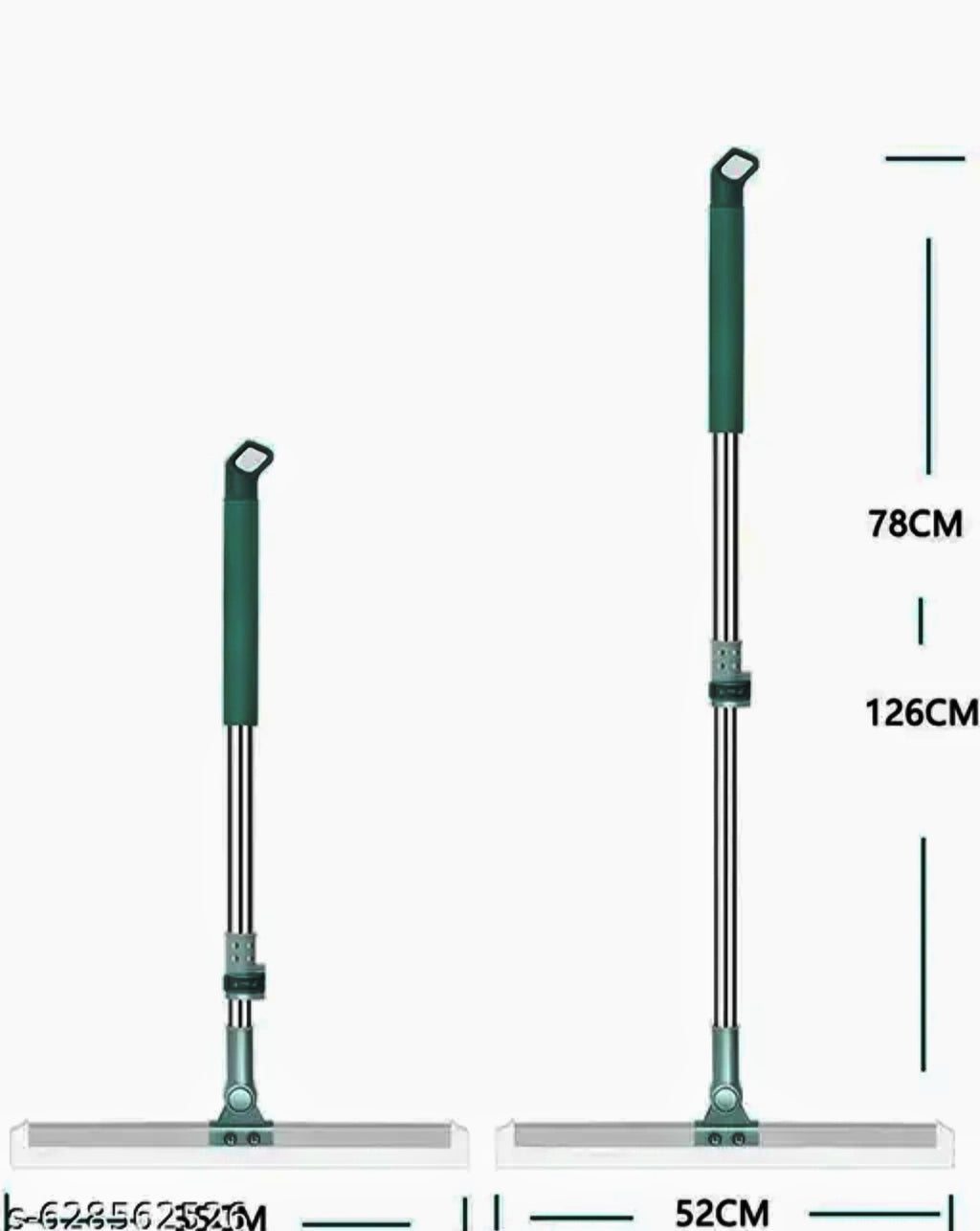 Magic Broom Sweeper – 180° Silicone Floor & Window Wiper