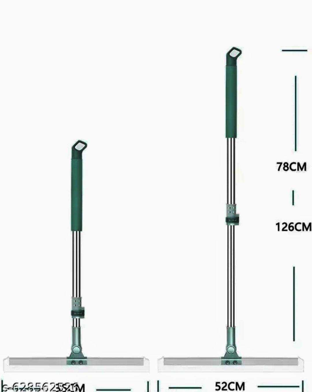 Magic Broom Sweeper – 180° Silicone Floor & Window Wiper