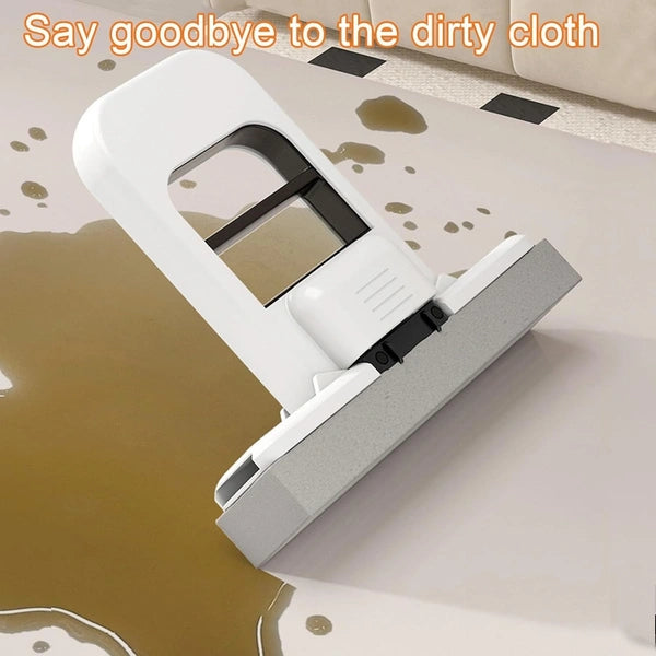Mini Foldable Sponge Mop – Portable Desktop Cleaner, Wet & Dry Use