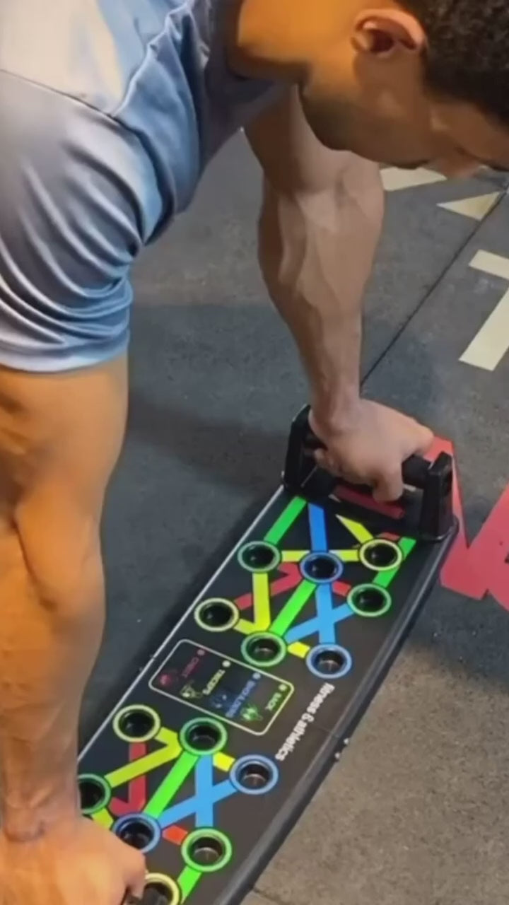 Manogyam Push Up Board – Multi‑Mode Chest & Home Gym Trainer